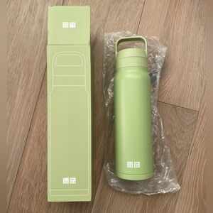 Uniqlo Green Stainless Steel Water Bottle - 2025 Limited Edition - NWT